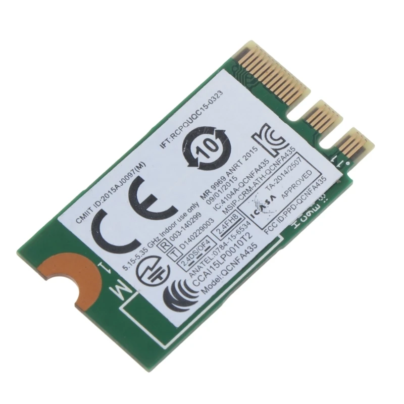 QCNFA435 2 4G/5 ГГц 802.11AC WIFI Bluetooth-совместимая 4.1 беспроводная карта для 310 510-15IKB E31 E470 E570