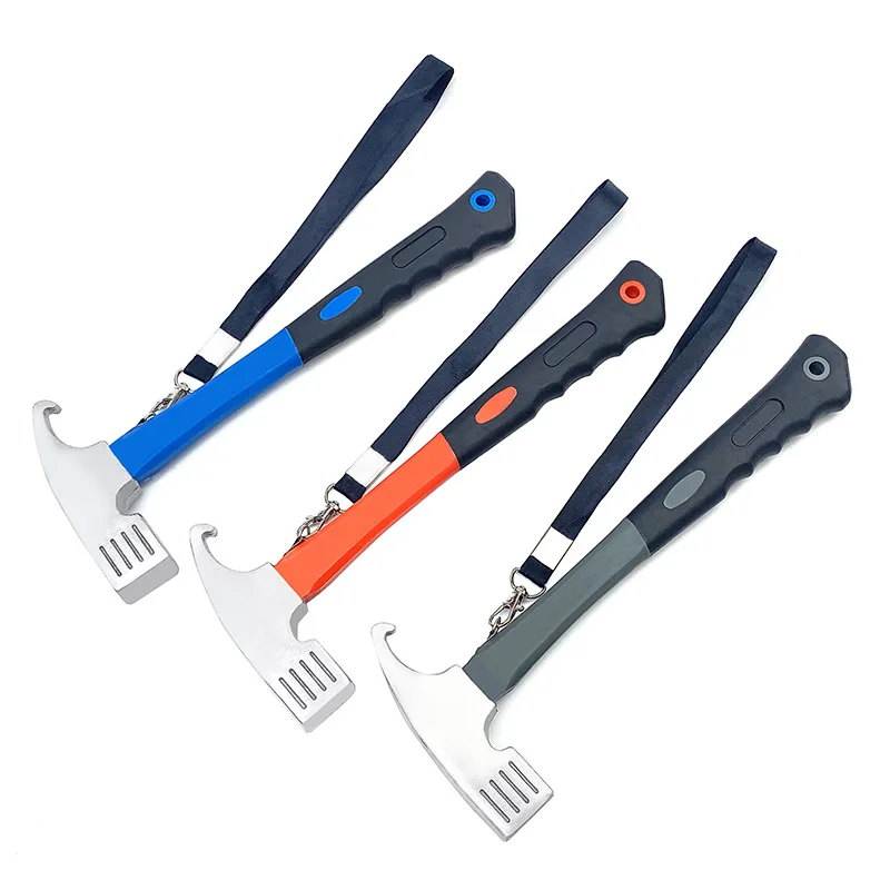 

Tent Hammer Outdoor Hammer Camping Hammer Ground Hammer Eagle Mouth Hammer Pulling Hammer Carbon Steel Plastic Tent Hammer