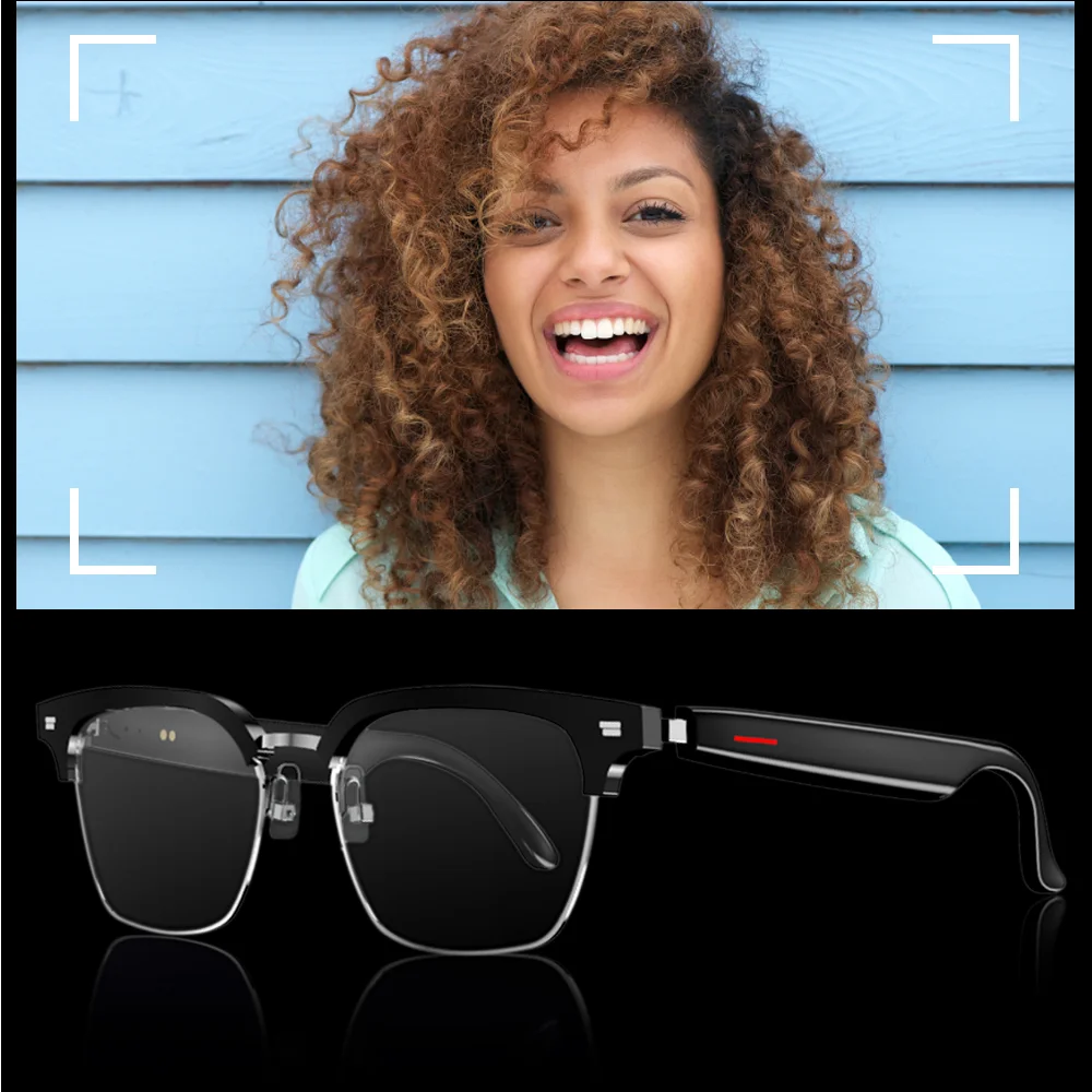 Смарт-очки со сменной оправой и поддержкой Bluetooth 5 0