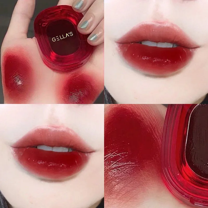 

6 Colors Sexy Red Lipsticks Waterproof Moisturizing Lip Glaze Tint Long Lasting Non-Stick Cup Lip Stick Makeup Korean Cosmetics