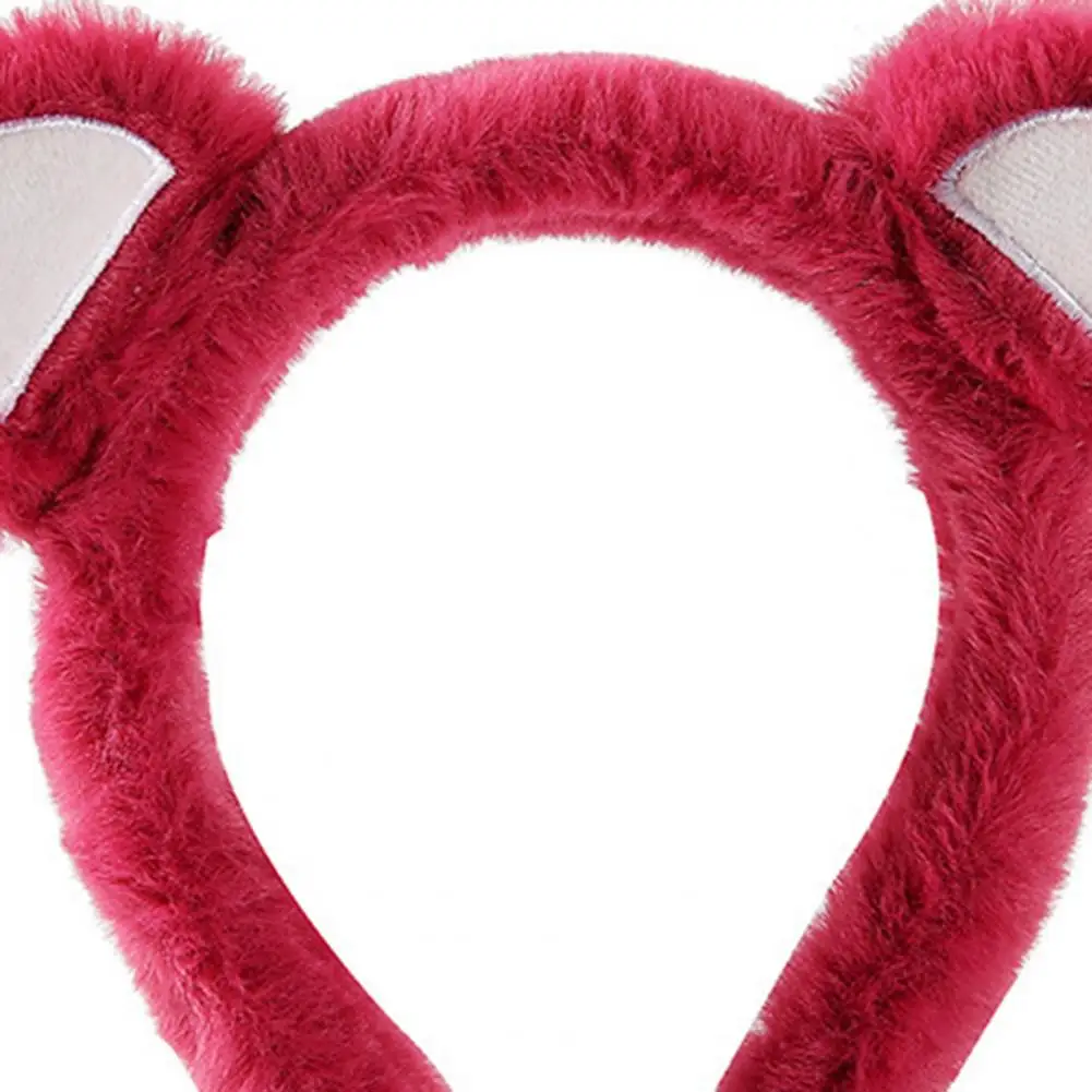 Повязка на голову с медвежьими ушками Хэллоуин Рождество косплей пушистая