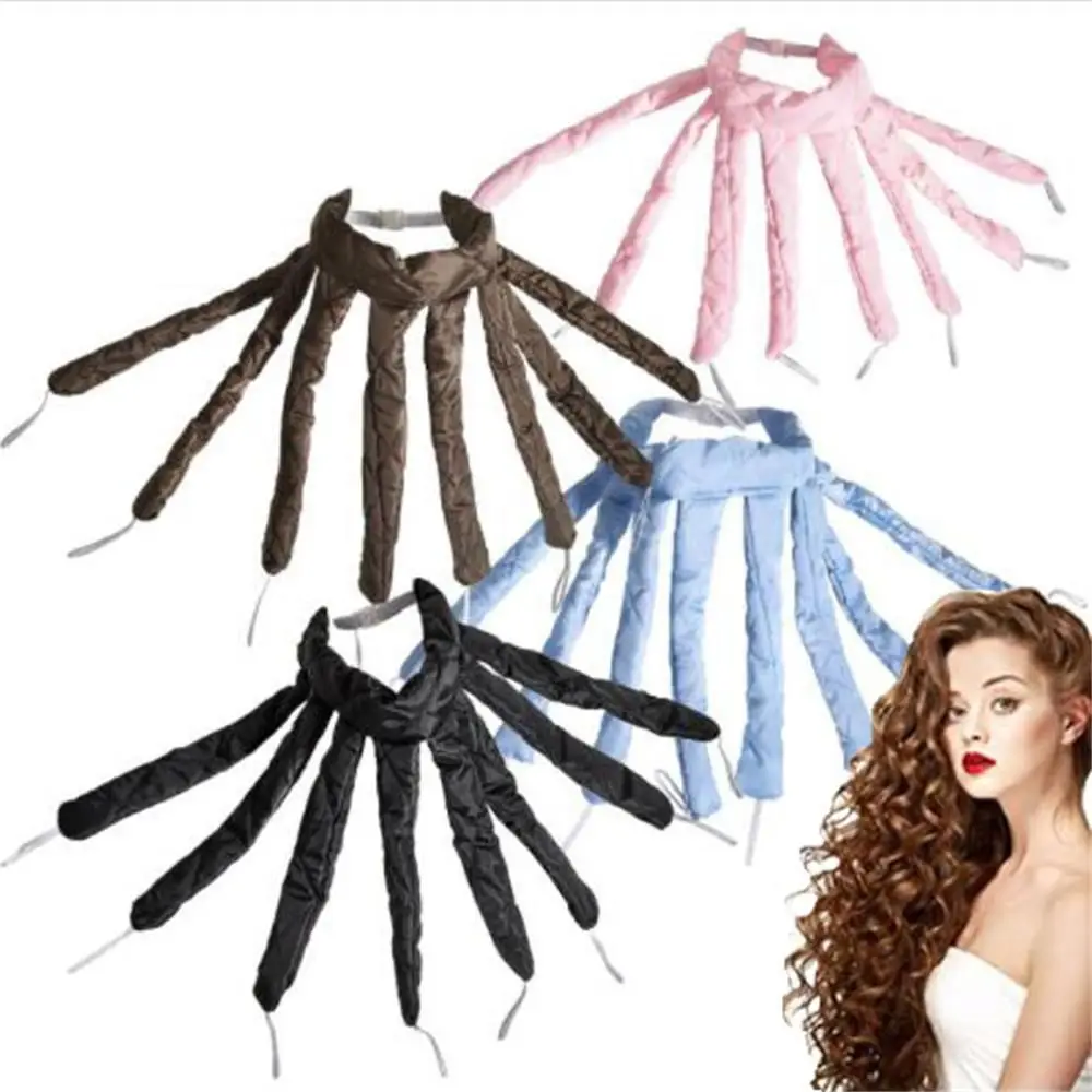 

Color Soft Cotton Hair Rollers Head-mounted Heatless Hair Curlers Natural Curly Curlers Hair Band Hair Styling Tools