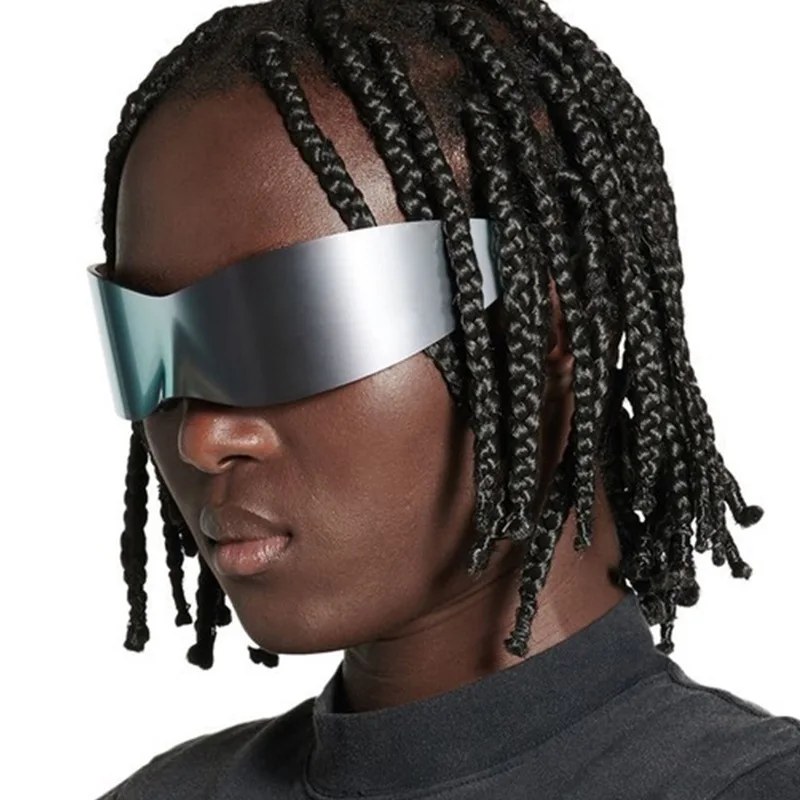 Изогнутые индивидуальные очки забавные футуристические солнцезащитные Monob