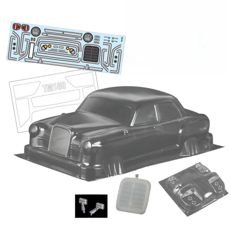 

TM180 1/10 Mini Benz W180, 210 мм Tamiya M-Корпус Шасси