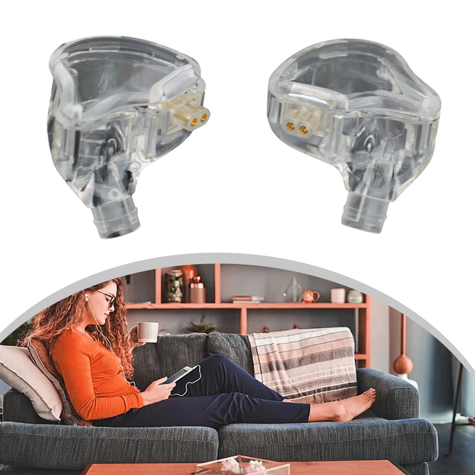 1 пара защитные наушники-вкладыши с низким коэффициентом искажения 10 мм 1DD + BA