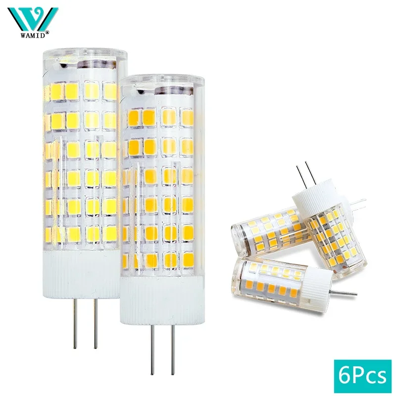 

6 шт. светодиодная лампа WAMID G4 220В 3/5/9Вт керамическая