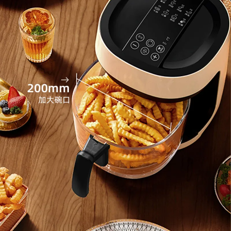 

HYUNDAI 220V Air fryer electric fryer functional smoke free potato fryer automatic visual easy to clean intelligent touch screen