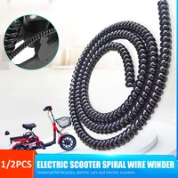 12pcs tpu winding protection line cable spiral wire winder organizer for ninebot dualtron kugoo zero 8 10 xiaomi m365 scootors