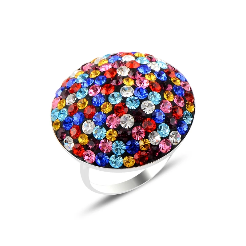 

Серебряное 925 пробы кольцо из циркония
