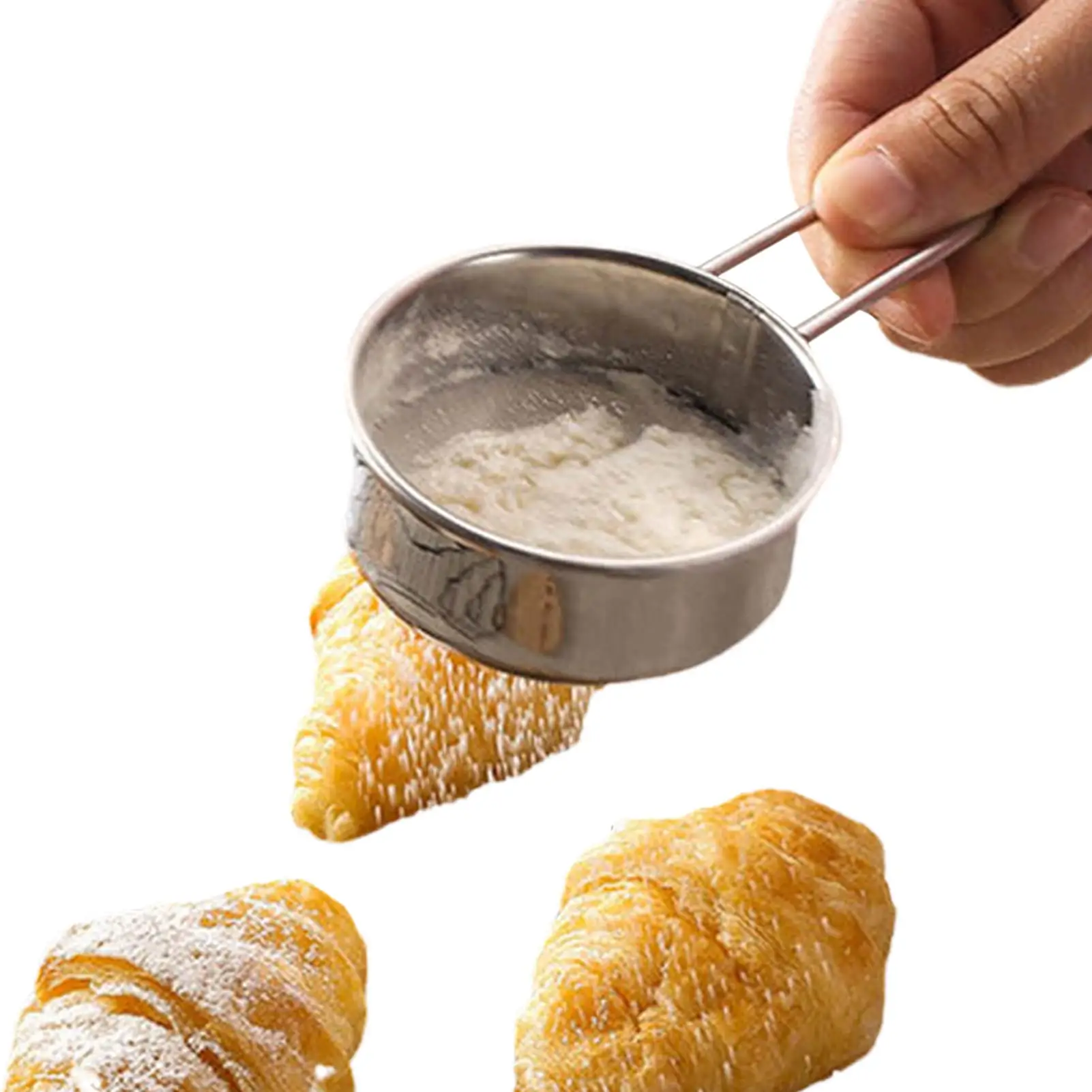 Сито из тонкой сетки сито мелкая сетка для муки выпечки 304 нержавеющей стали