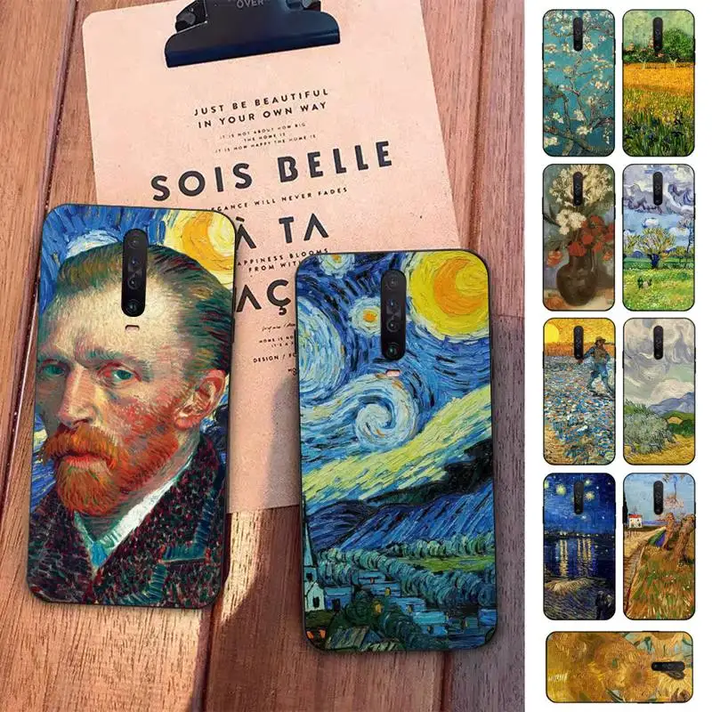 

Van Gogh oil painting Phone Case for Redmi 5 6 7 8 9 A 5plus K20 4X S2 GO 6 K30 pro