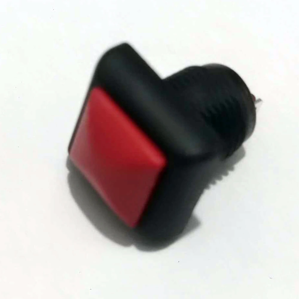 

1 шт., красная, зеленая, Белая Квадратная Кнопка, 12 мм, CE IP67 RoHS, Электрический водонепроницаемый переключатель