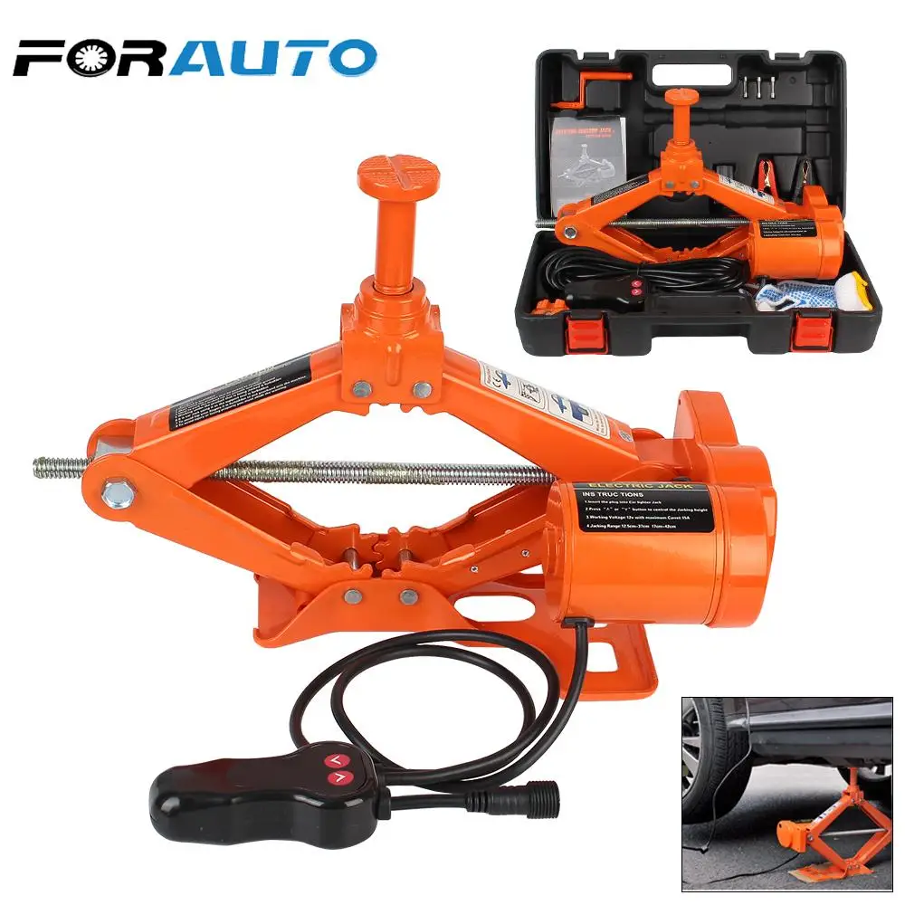 

Auto Jack Lifting Machinisms Electric Scissor Car Jack 3Ton Car Repair Tool DC 12V Lift Screw Jacks