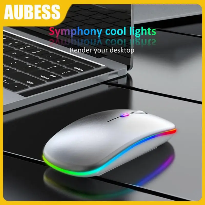 

1600dpi Wireless Mouse Portable Gaming Mouse 2.4g Silent Mice Rechargeable For Windows / / Android / Ipad Slim Design