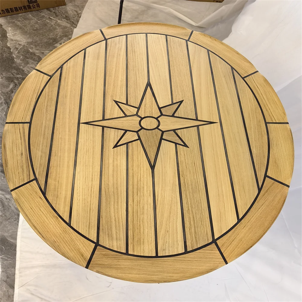 Овальная настольная плитка из тика для лодки 600x800 мм 23 6x31 5 дюйма морская яхта с
