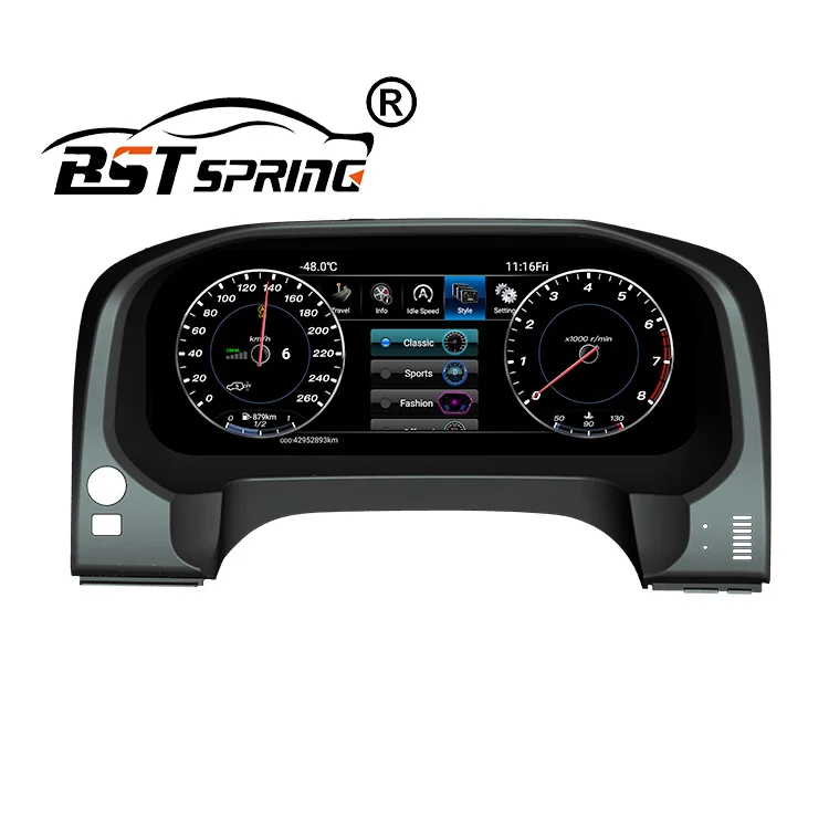 

Bosstar Digital Speedometer For Car Tachometer For Toyota Prado 2010-2017 Auto Instrument Cluster Dashboard