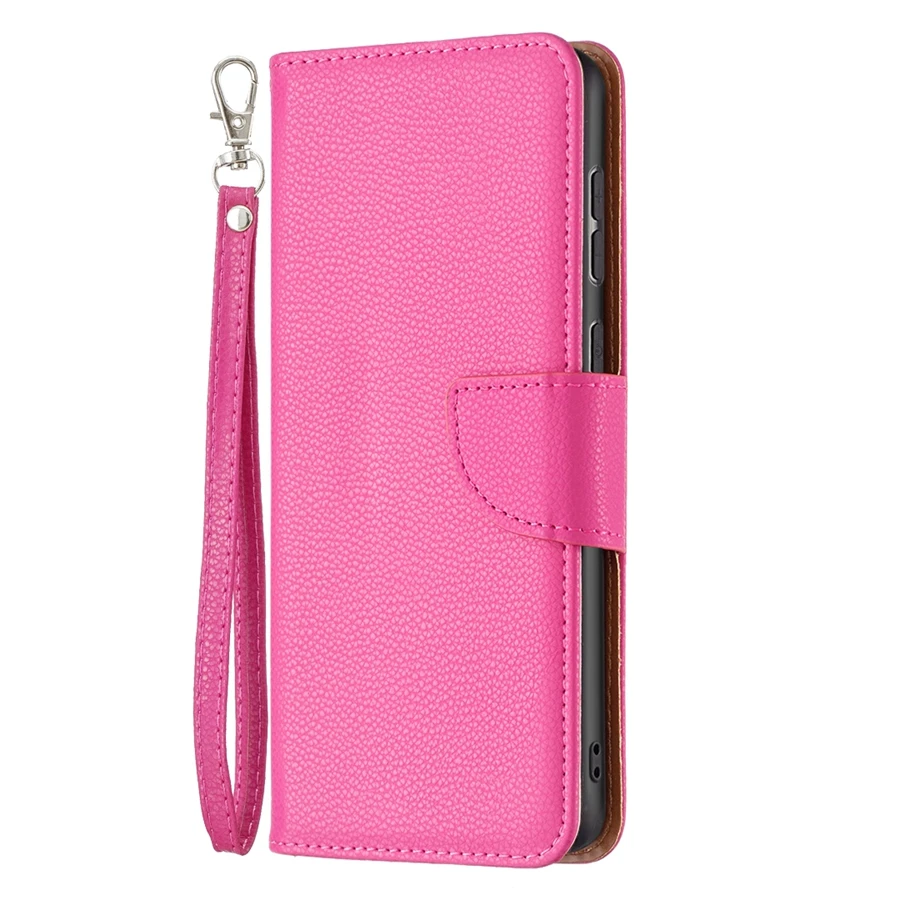 Wallet Litchi Pattern Case For Samsung Galaxy A04s A13 A14 A23 M13 A32 A33 A51 A52 A53 A71 A72 A73 S23 Ultra S22 S21 Plus S20 FE