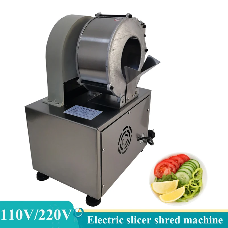 

Multi-function Vegetable Cutting Machine Automatic Onion Cutter Machine Commercial Electric Potato Carrot Ginger Slicer Shredder