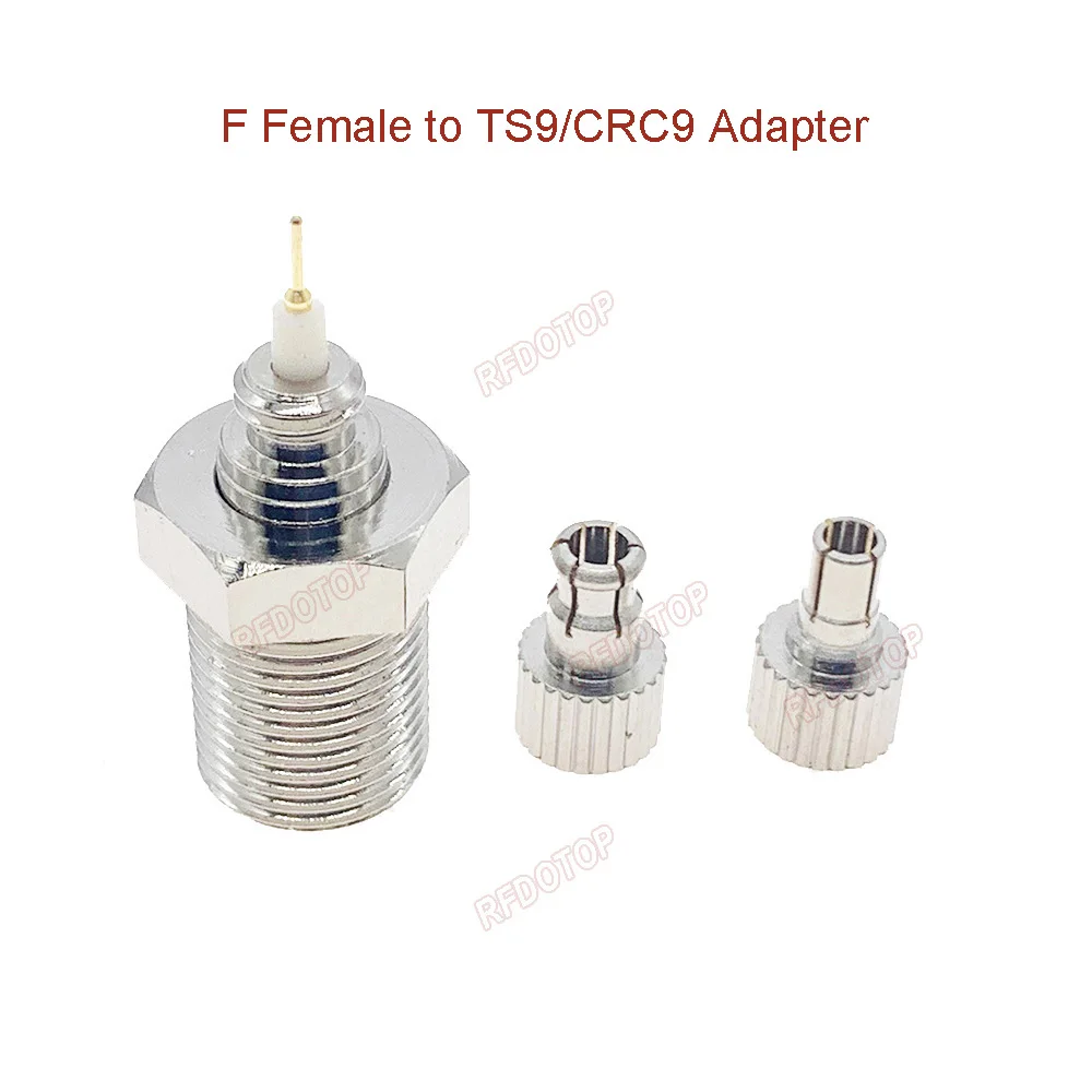 1 шт. радиочастотный коаксиальный адаптер F мама к TS9/CRC9 штекер разъем