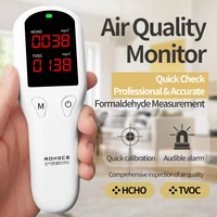 multifunctional 2 in1 digital air tester tvoc hcho detector air quality monitor for home decoration use