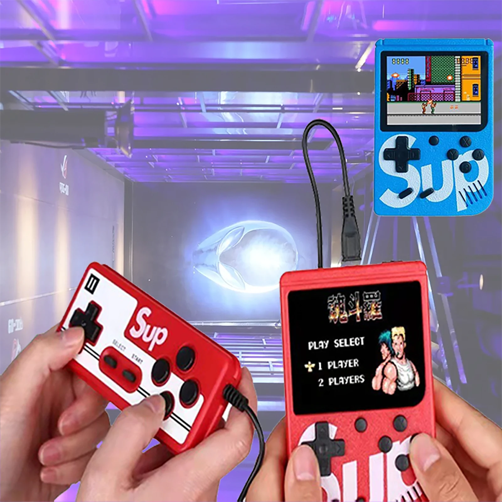 

3.0 Inch Handheld Video Game Console 8-Bit Color LCD Color Game Player Built-in 400 games Retro Portable Mini Children Kid Gifts