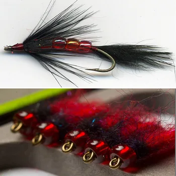 CONTEMPLATOR 1bag Fly Tying Glass Beads For Bead Head Nymphs Red Color 1.5mm/2mm/3mm/4mm Beads Innovative Flies Body Accessories 2