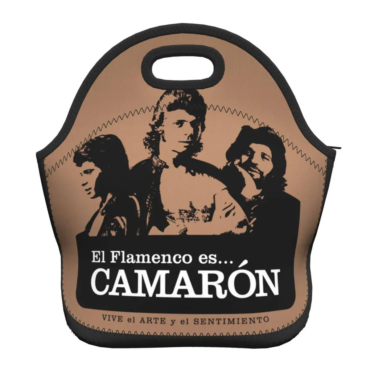 

Neoprene Camaron De La Isla Thermal Insulated Lunch Bag Women Island Shrimp Lunch Container for Work School Travel Food Box