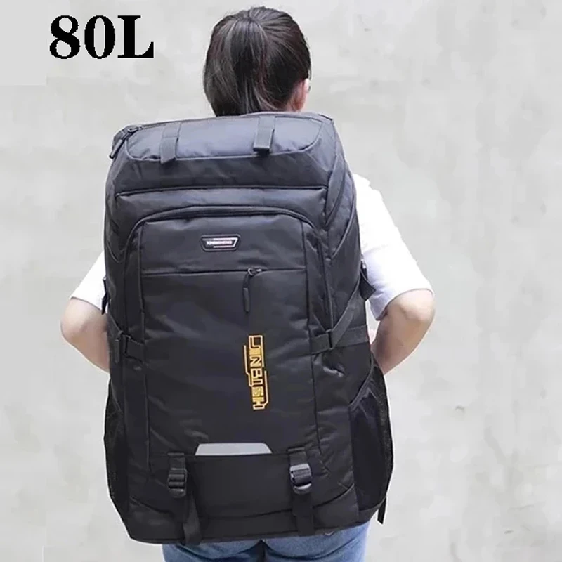 

80L Men Outdoor Sports Backpack Climbing Travel Rucksack Camping Bag Pack Hiking Backpack School Bag Pack For Male Female Women