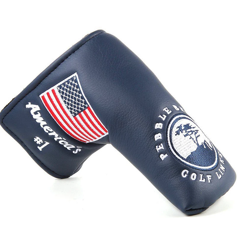 

Golf Blade Putter Cover Golf Putter Headcover Synthetic Leather Closure for Scotty Cameron Odyssey Blade Taylormade Ping