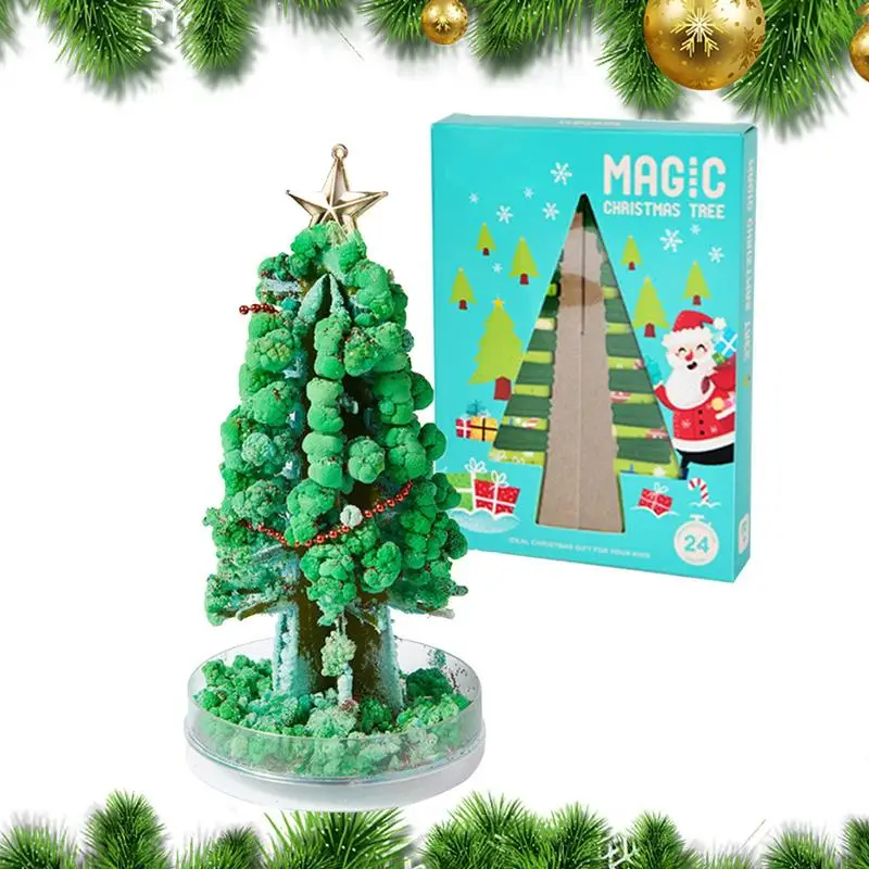 

Волшебная растущая елка, растущая Хрустальная Рождественская елка, растущая Хрустальный сад, Образовательное ремесло и обучающее руководство по искусству и ремеслу