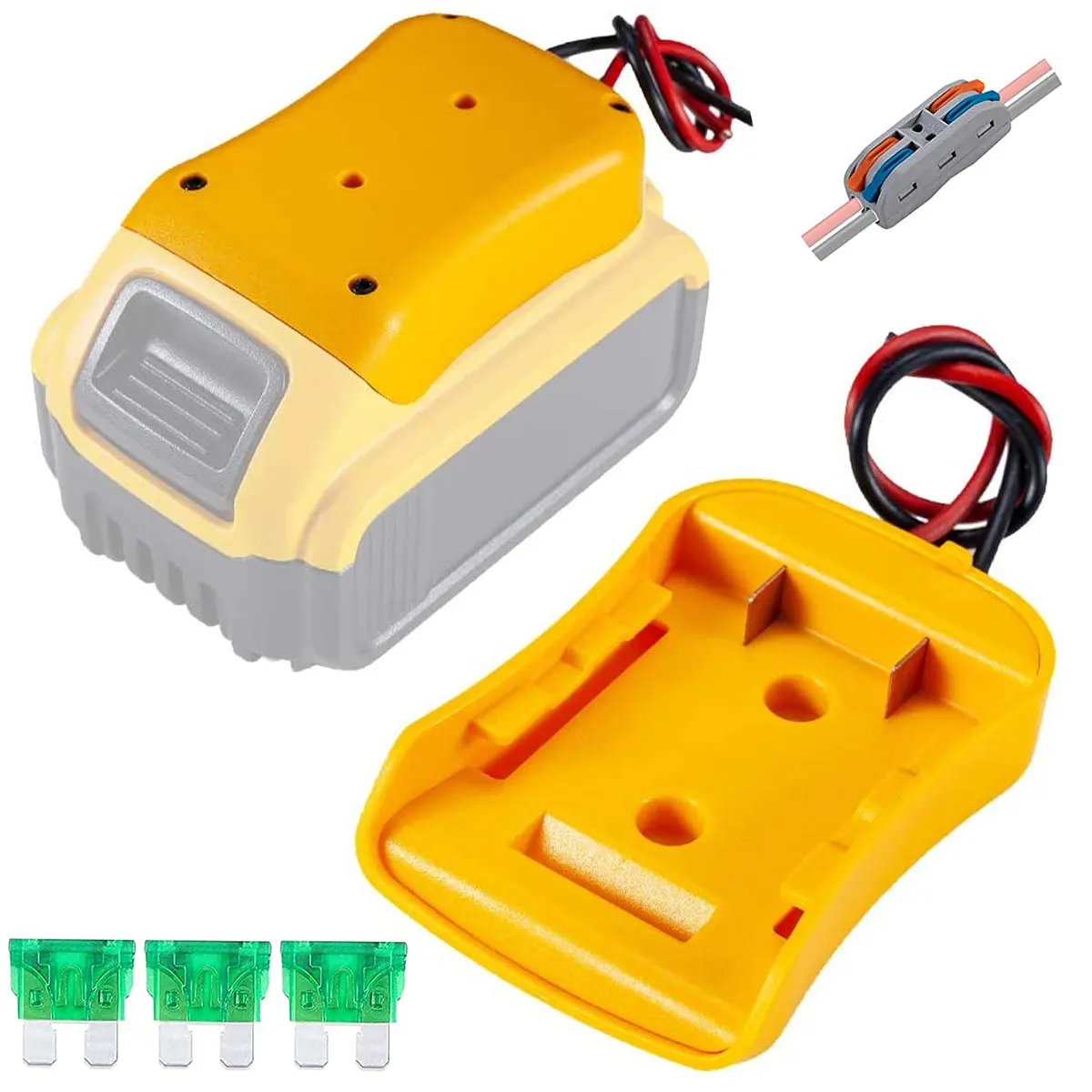 

For Dewalt 18V/20V Max Battery Adapters To Dock Power Connector Compatible Robotics Home Power Tools Parts Replacement