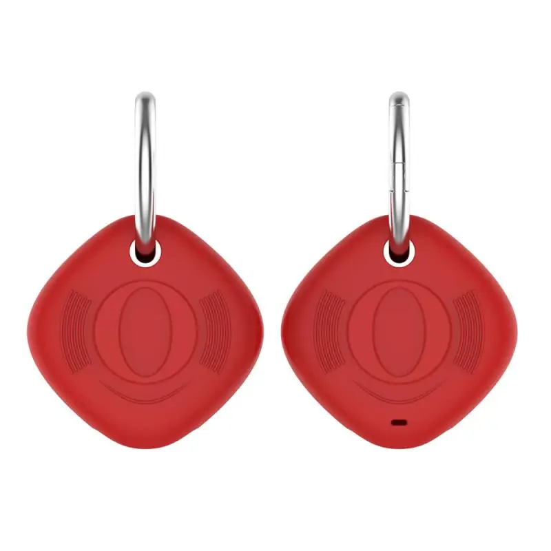 

Silicone Protective Case For Samsung Galaxy SmartTag Tracker Soft Anti-Lost Cover Keychain Locator Tracker With Snap Hook