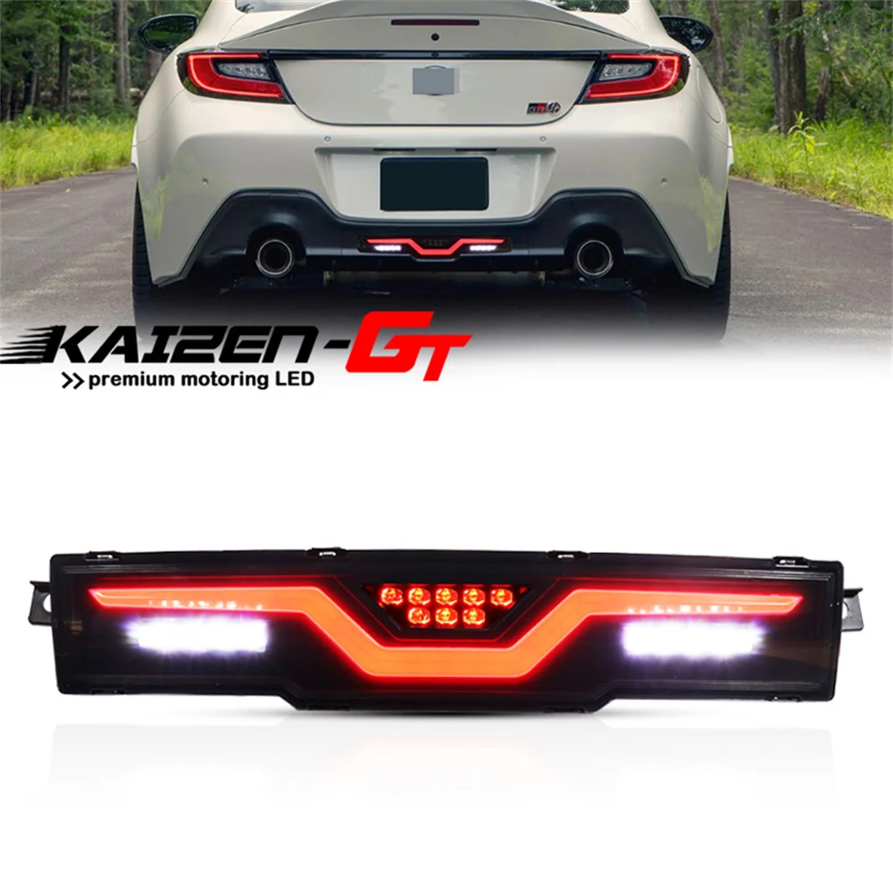 1 шт. 3-в-1 красный светодиодный задний противотуманный фонарь автомобиля