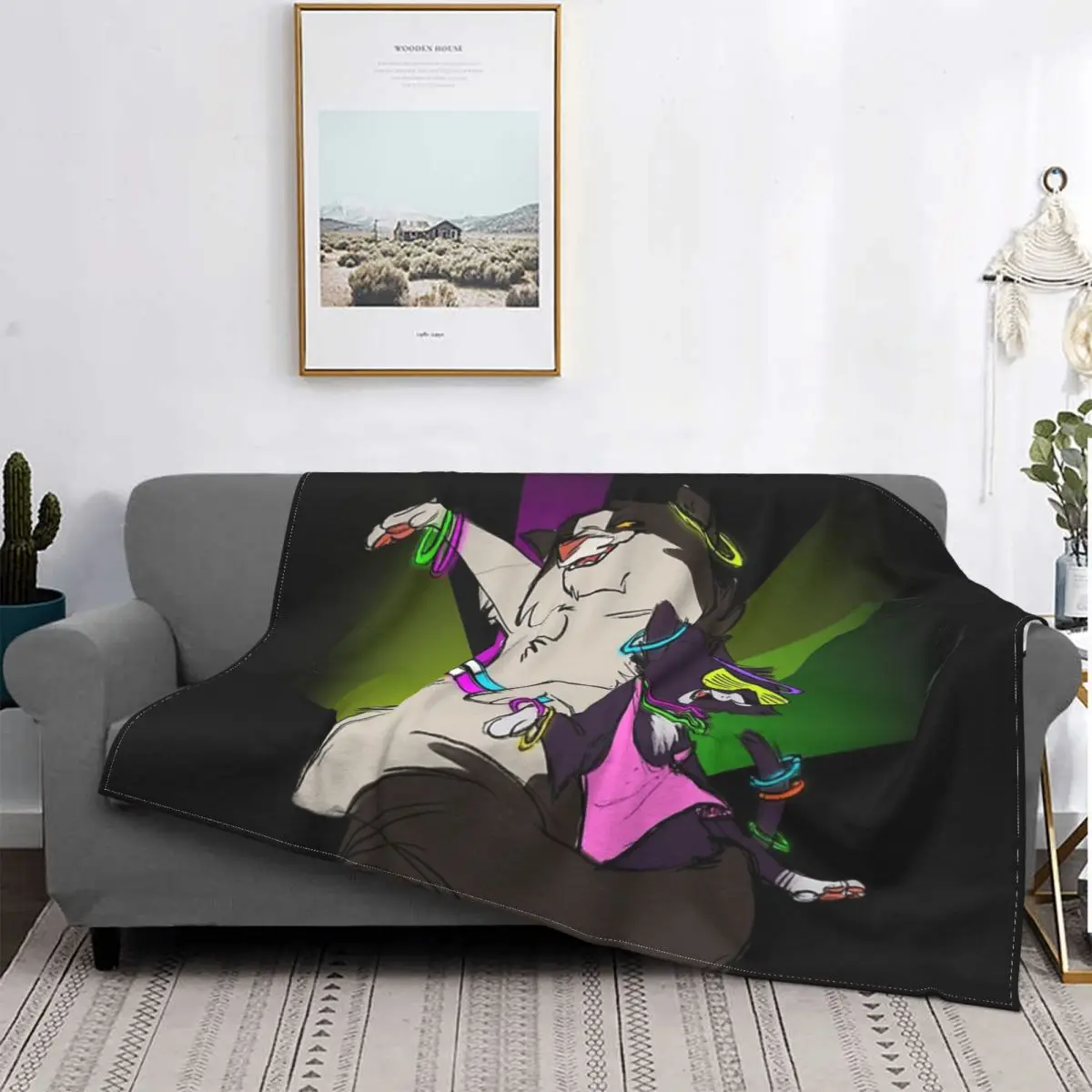 

Ravepaw-Manta a cuadros para cama, colcha de lino, manta de verano, 150