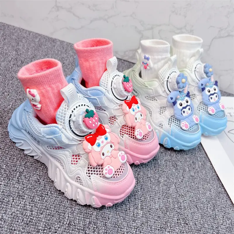 

Sanrio Kuromi My Melody Kids Sports Shoes Summer New Daddy Shoes Cute Cartoon Medium and Big Children's Shoes Running Shoes Gift