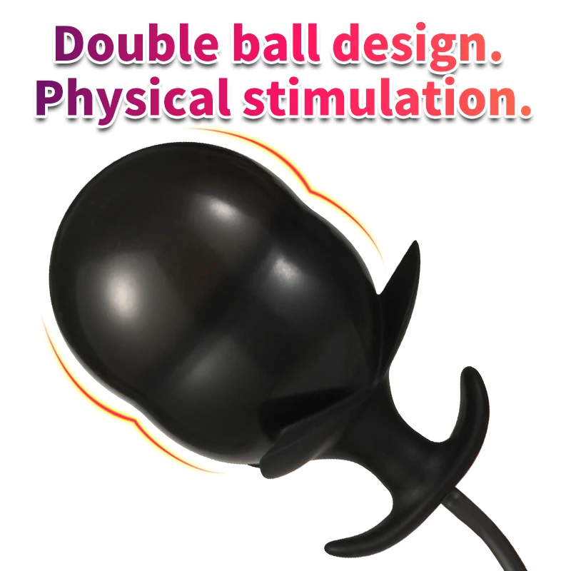 Надувная анальная пробка в форме цветка