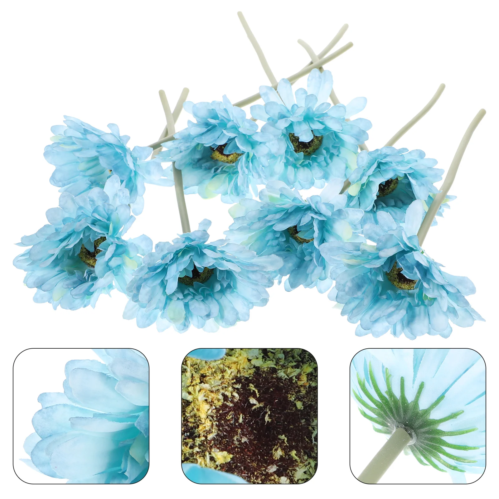 

Daisy Artificial Gerbera Flower Fake Daisies Stems Bouquet Faux Flowers Silkoutsidemums Arrangements Arrangement Bunch Barberton