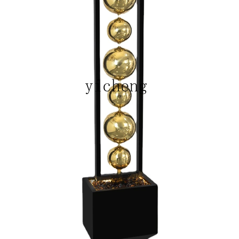 

XL TV Cabinet Floor Water Big Decorations Sofa Circulating Water Fountain Gift Decoration