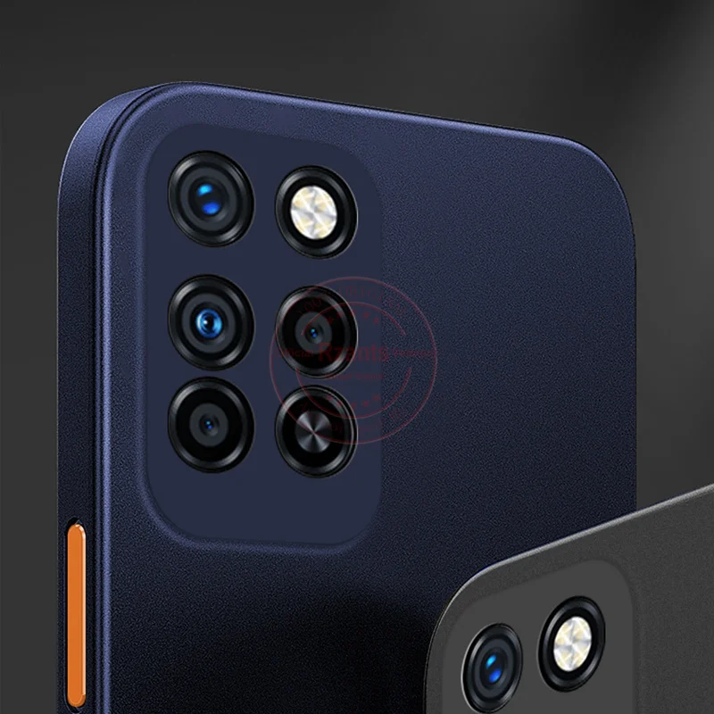 rzants for infinix note 10 pro simple phone case 【uu thin】matte ultra thin translucent color buttons phone casing free global shipping