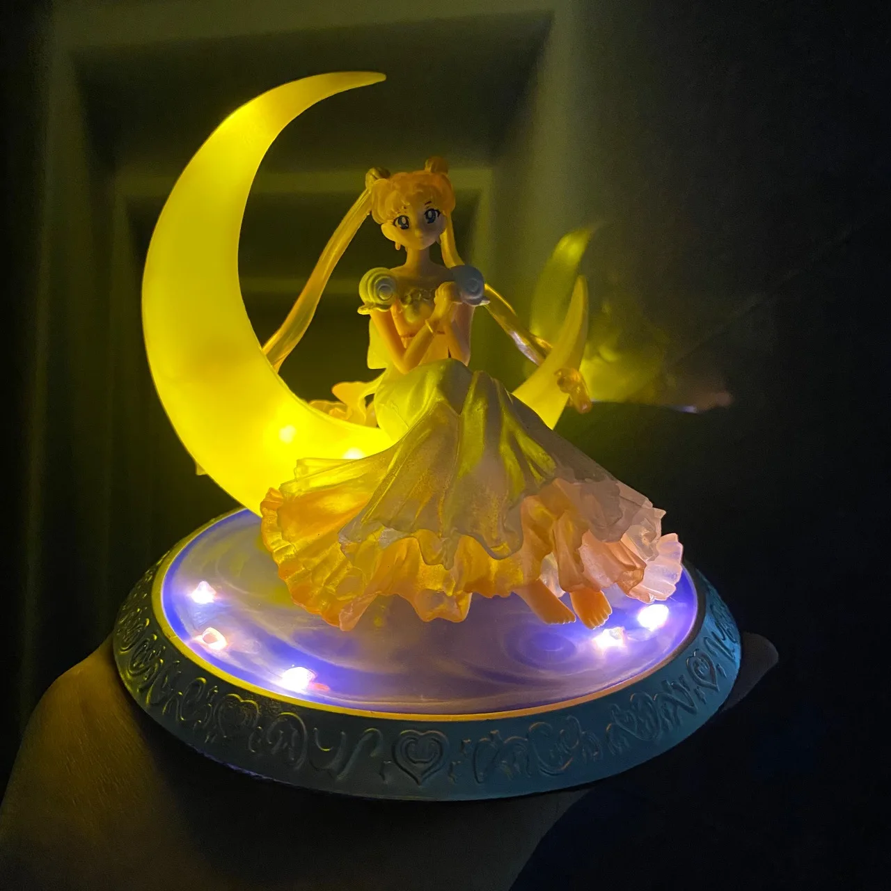 Орнамент Сейлор Мун аниме окружающая эстетика модель светящийся ночсветильник
