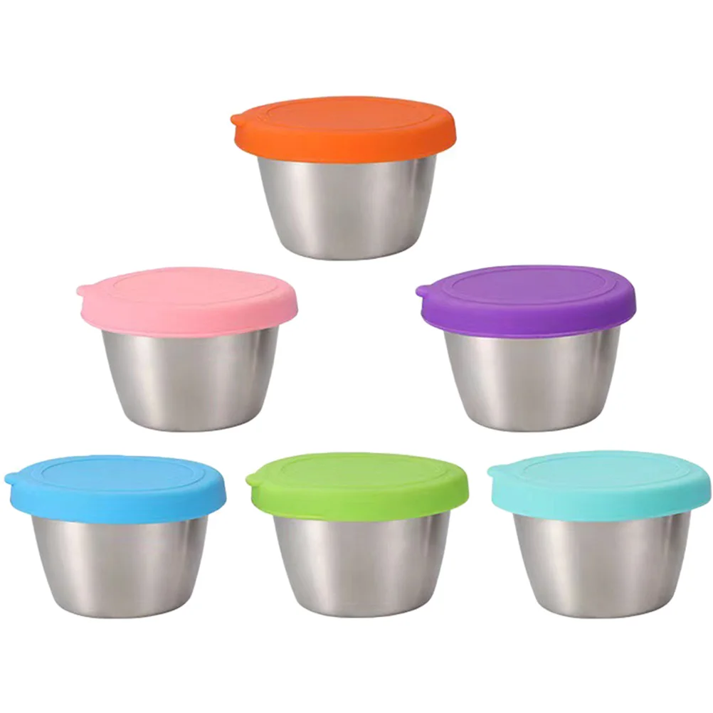 

Dish Sauce Dipping Metal Bowlssmall Dishes Mini Appetizer Cups Bowl Sushi Prep Cup Soy Condiment Plate Ketchup Seasoning