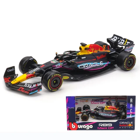 Bburago 1:43 F1 Red Bull Racing RB19 Miami GP 2023 модель автомобиля