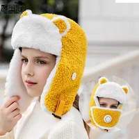 9827 Baby's Hat Winter Children's Lei Feng Hat Warm Children's Ear Protection Hat Autumn Winter Hood