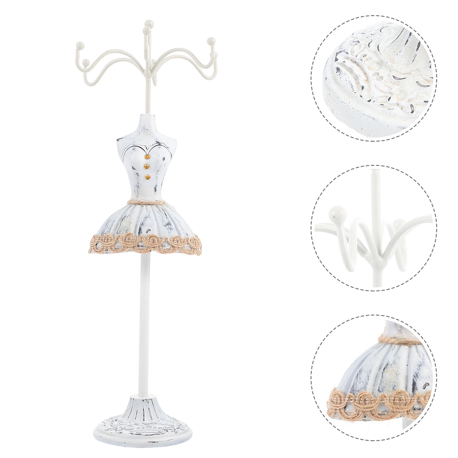 

Jewelry Earring Display Storage Stand Organizer Rack Necklace Holder Shelf Treecontainer Organiser Bracelets Box Hanger Bracelet