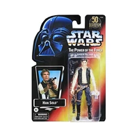 star wars the black series han solo 6 inch scale the power of the force back 50th anniversary collectible action figure