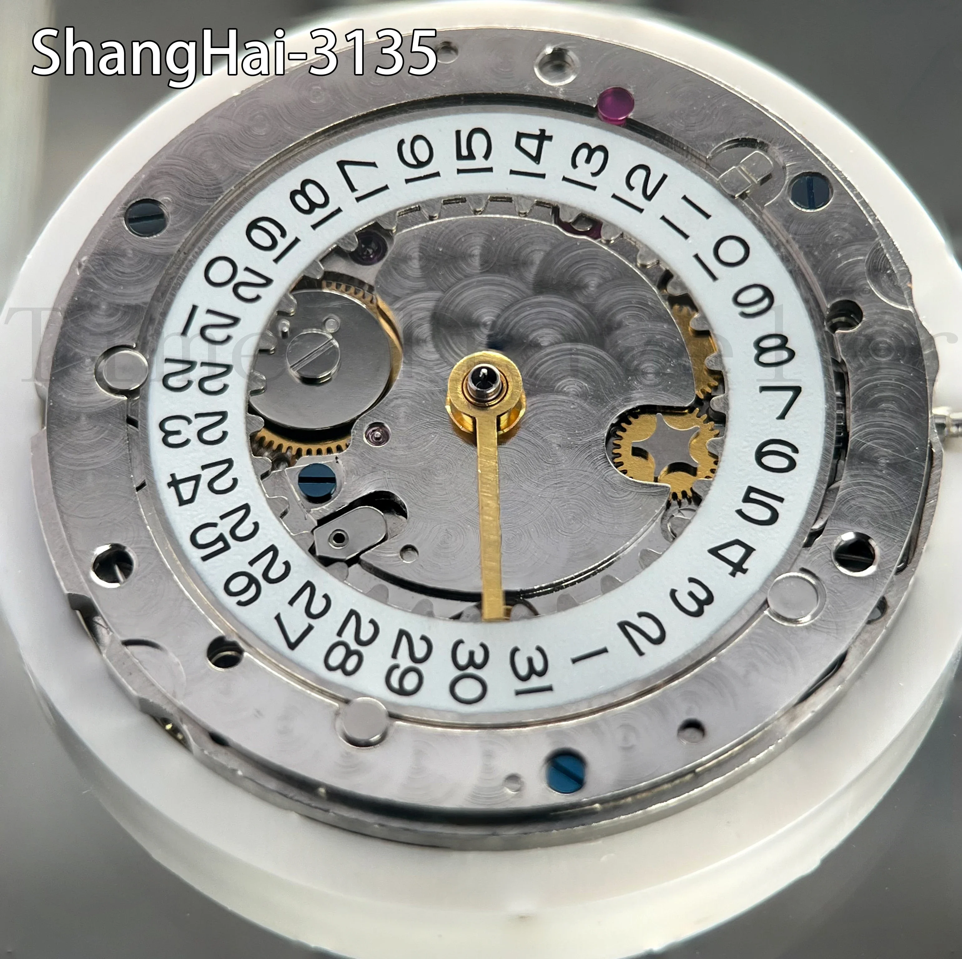 Новинка 2021 китайские супер 3135 автоматические механические часы с синим колесом