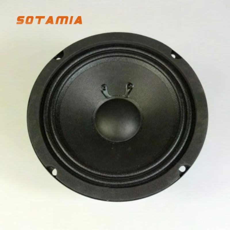 Фото SOTAMIA 1 шт. 6,5-дюймовый средний басовый громкоговоритель 8 Ом 50 Вт бумажный конус тканевый край 35 ядер для карт посылка динамик DIY Bluetooth динамик №1