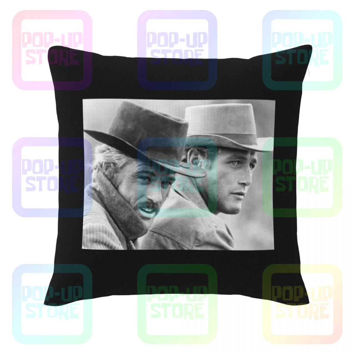 Детская льняная наволочка-Веер Роберт Редфорд Бутч Кэссиди и Санданс наволочка