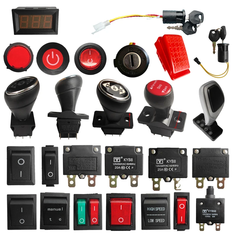 Child Electric Car Switch Pedal Kids Toy Motorcycle Switch R