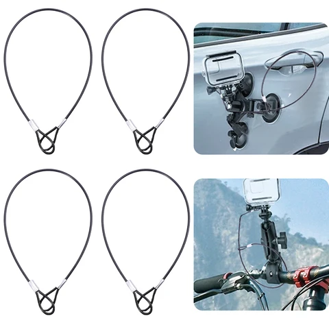 30 см/60 см анти-потерянный трос, страховочный трос, ремешок для ручного подвешивания веревок для GoPro 13 12 11 DJI Osmo Action 5 4 Pocket 3, аксессуар